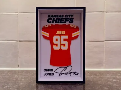 Chris Jones - Kansas City Chiefs - Jersey Frame
