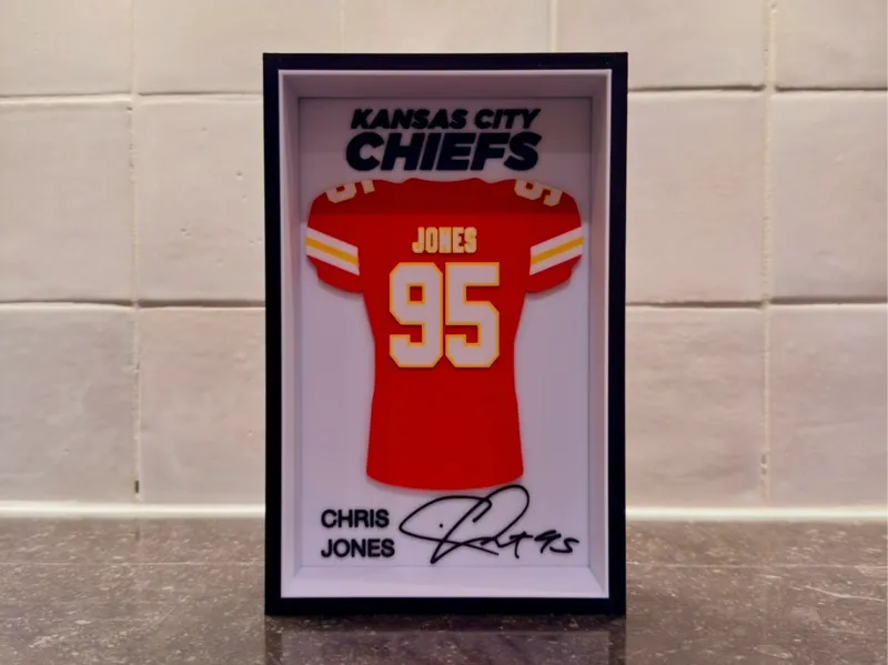 Chris Jones - Kansas City Chiefs - Jersey Frame