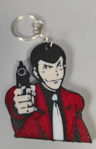 Lupin III color key ring
