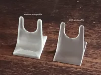 Transluscent filament print