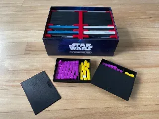 Sliding-lid token trays