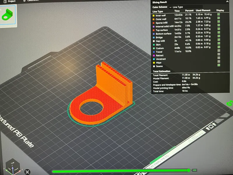 Signal lamp holder