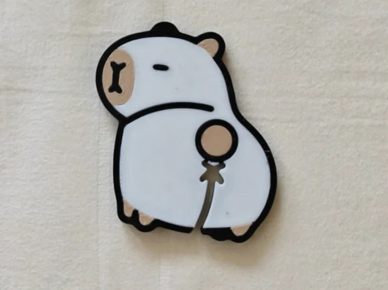 Capybara Butt Bread Clip
