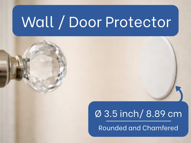 3.5 inch- Door knob wall protector plate