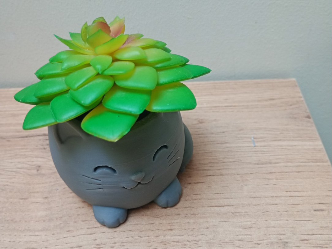 Cute Cat Succulent Planter
