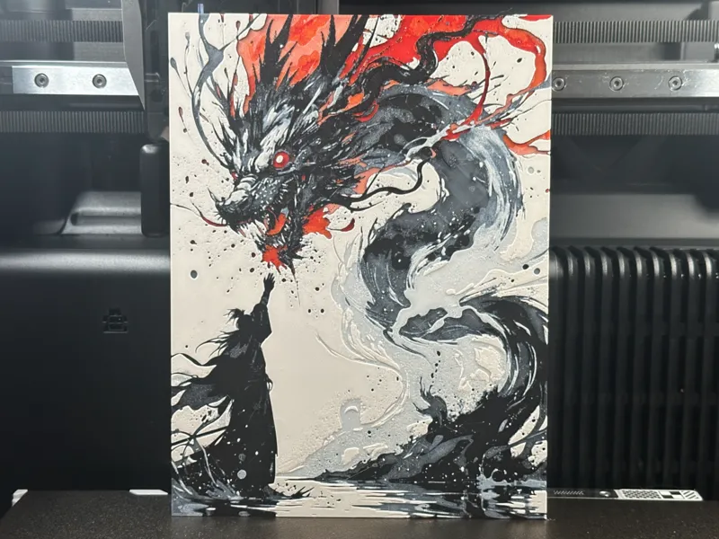 Dragon man hueforge