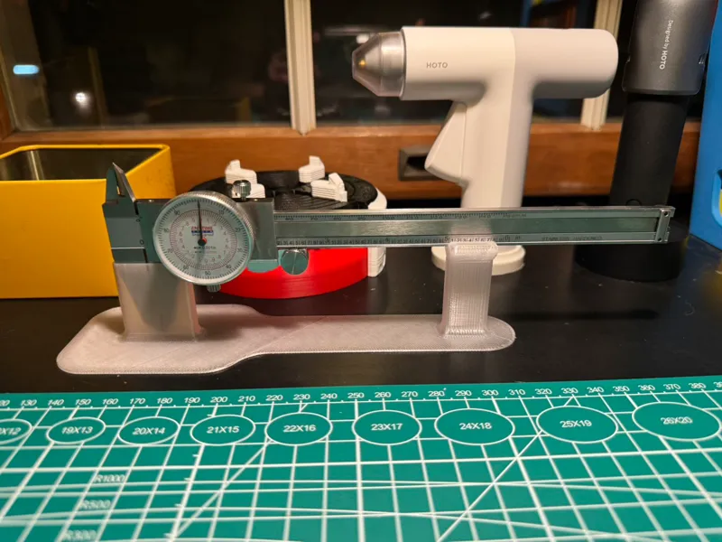 Tabletop caliper stand