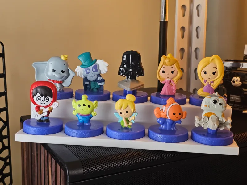 McDonald's x Disneyland 70 Figure Display Shelf