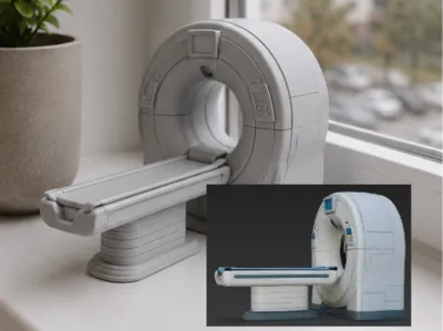 MRI or CT Scanner Desk | Medical Tech Collectible