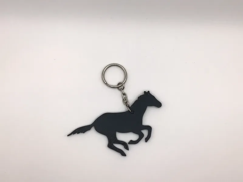 Stallion Horse Keychain