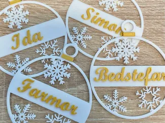 Ornament for christmas - own text