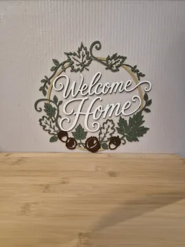 Marco decorativo: Welcome Home – Autumn Door Wreath & Decor — vista de referencia 4