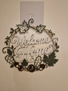 Marco decorativo: Welcome Home – Autumn Door Wreath & Decor — vista de referencia 3