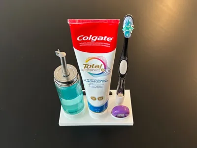 Toothpaste and Toothbrush Holder