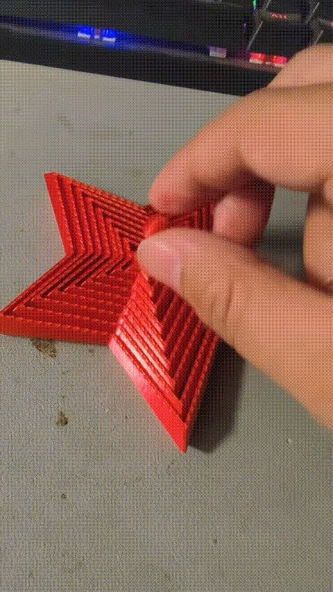 摆摊五角星萝卜塔