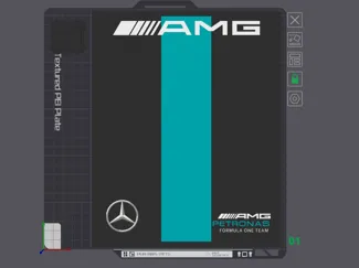 F1 hueforge AMG Petronas 250x200mm