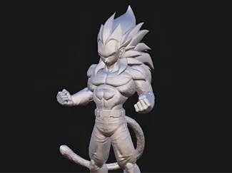 Dragon Ball Vegeta Super Saiyajin 4 (SSJ4)
