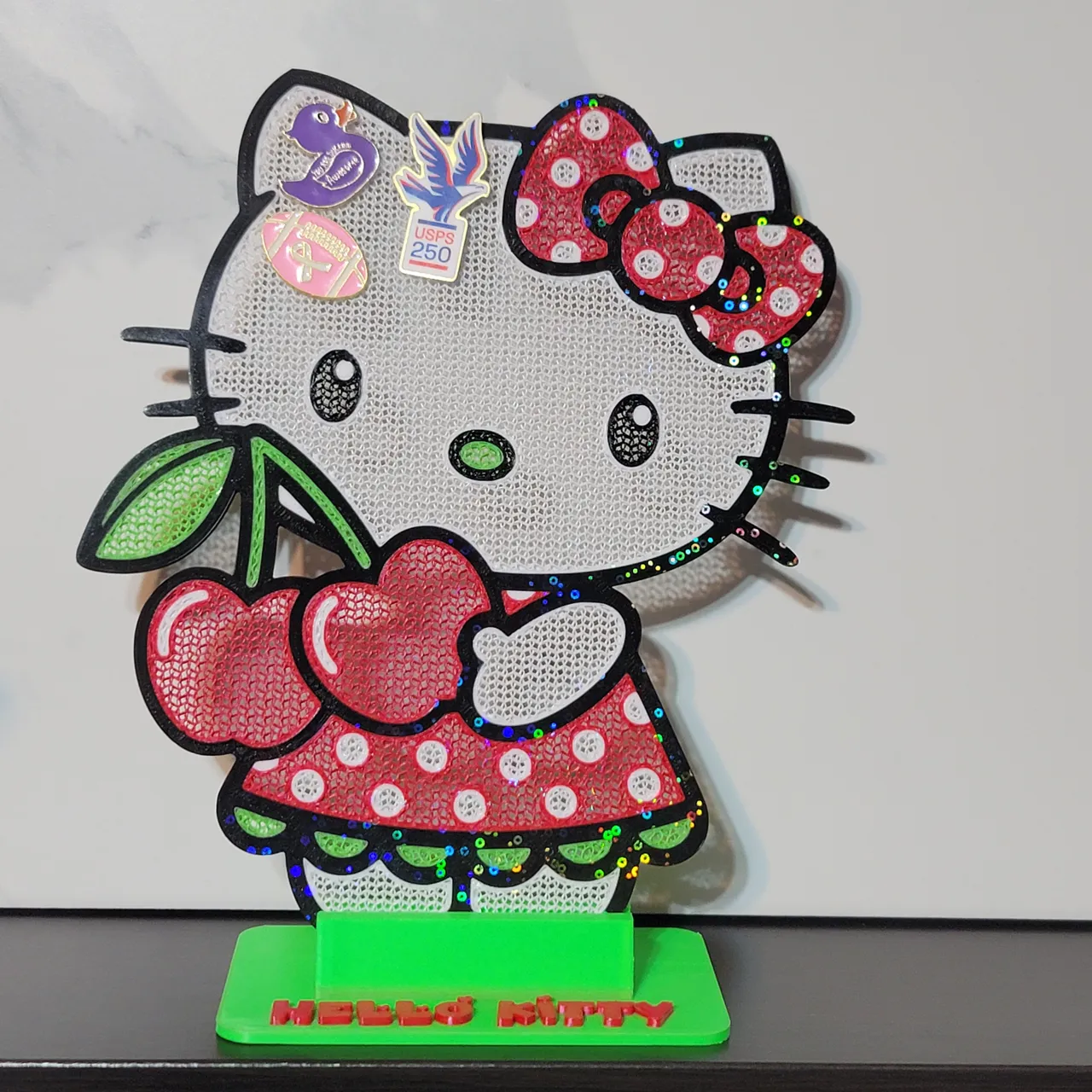 Hello Kitty Earring/Pin Pin Board display view 3