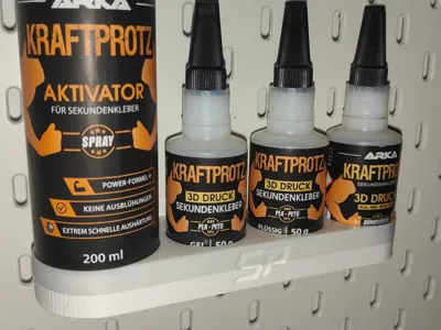 Skadis Holder for ARKA Activator and Superglue