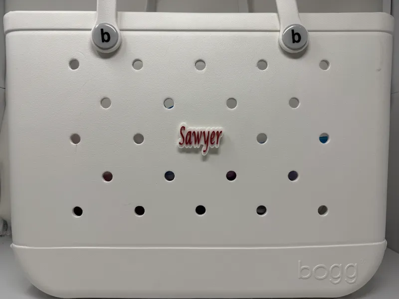 Bogg Bag Name Charm (Sawyer)