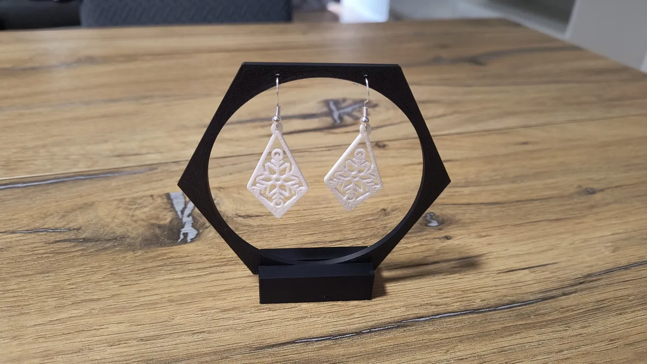 Snowflake earrings set 3 (sell it!) view 4