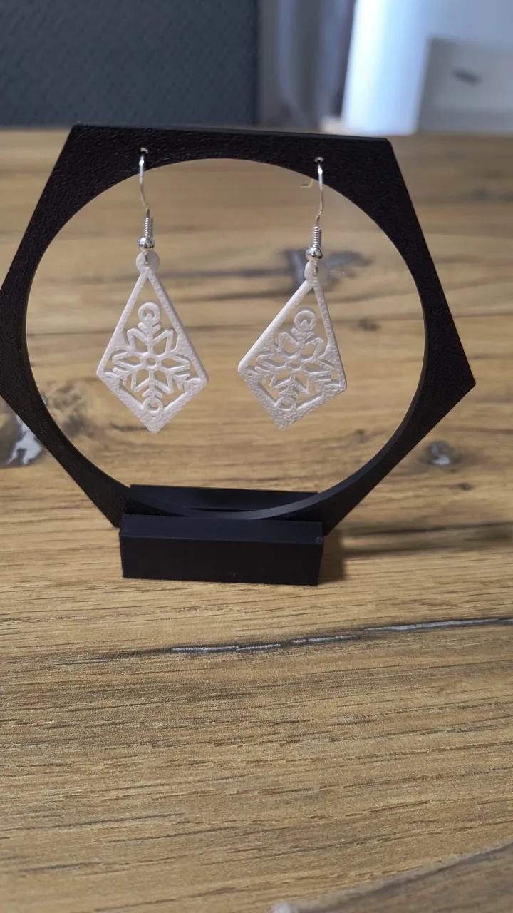 Snowflake earrings set 3 (sell it!) view 2