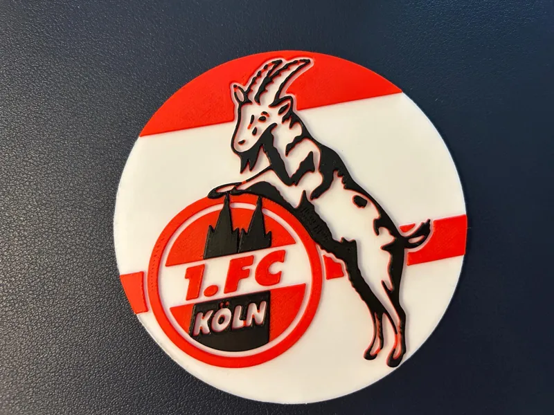 1.FC Köln Logo Relief (ohne AMS druckbar)