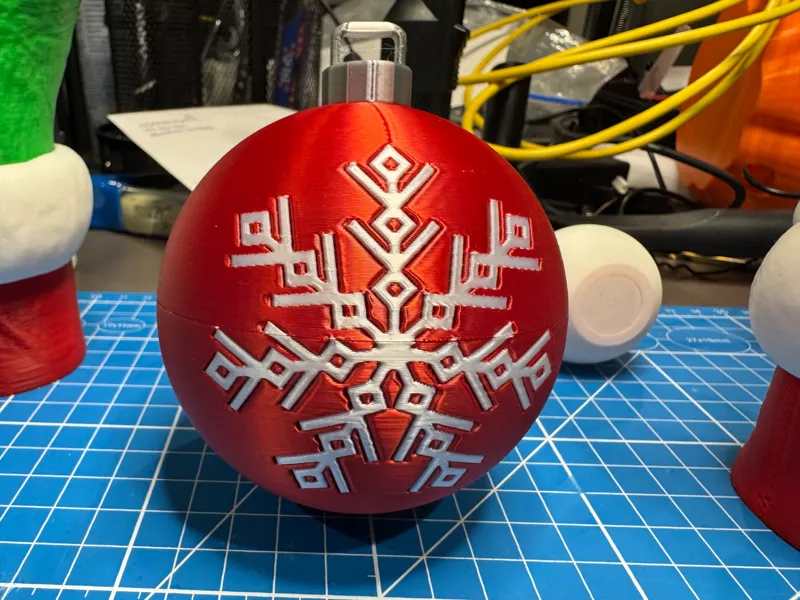 Christmas ball snowflake