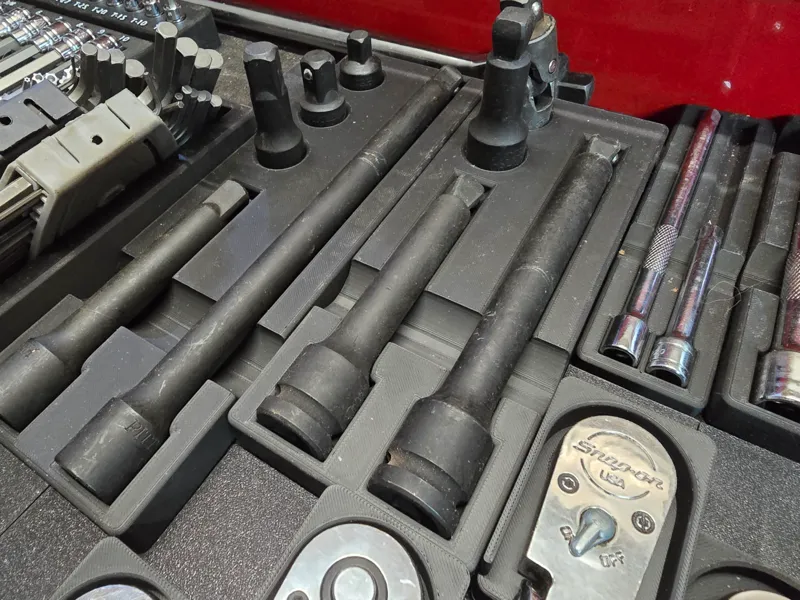 Gridfinity 1/2" Swivel Impact Extension Organizer