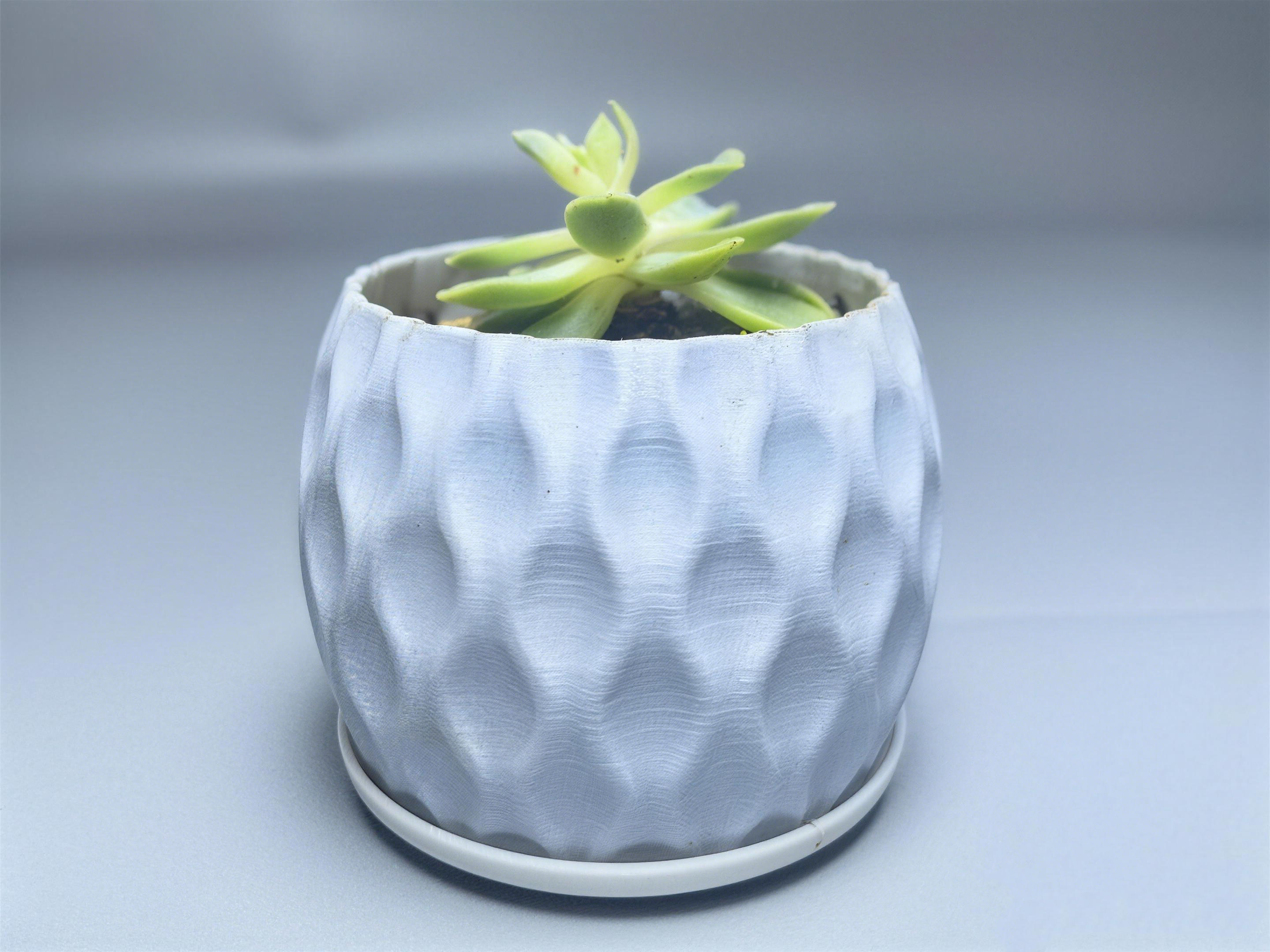 Miniatura 5 do modelo 3D 简约现代花盆