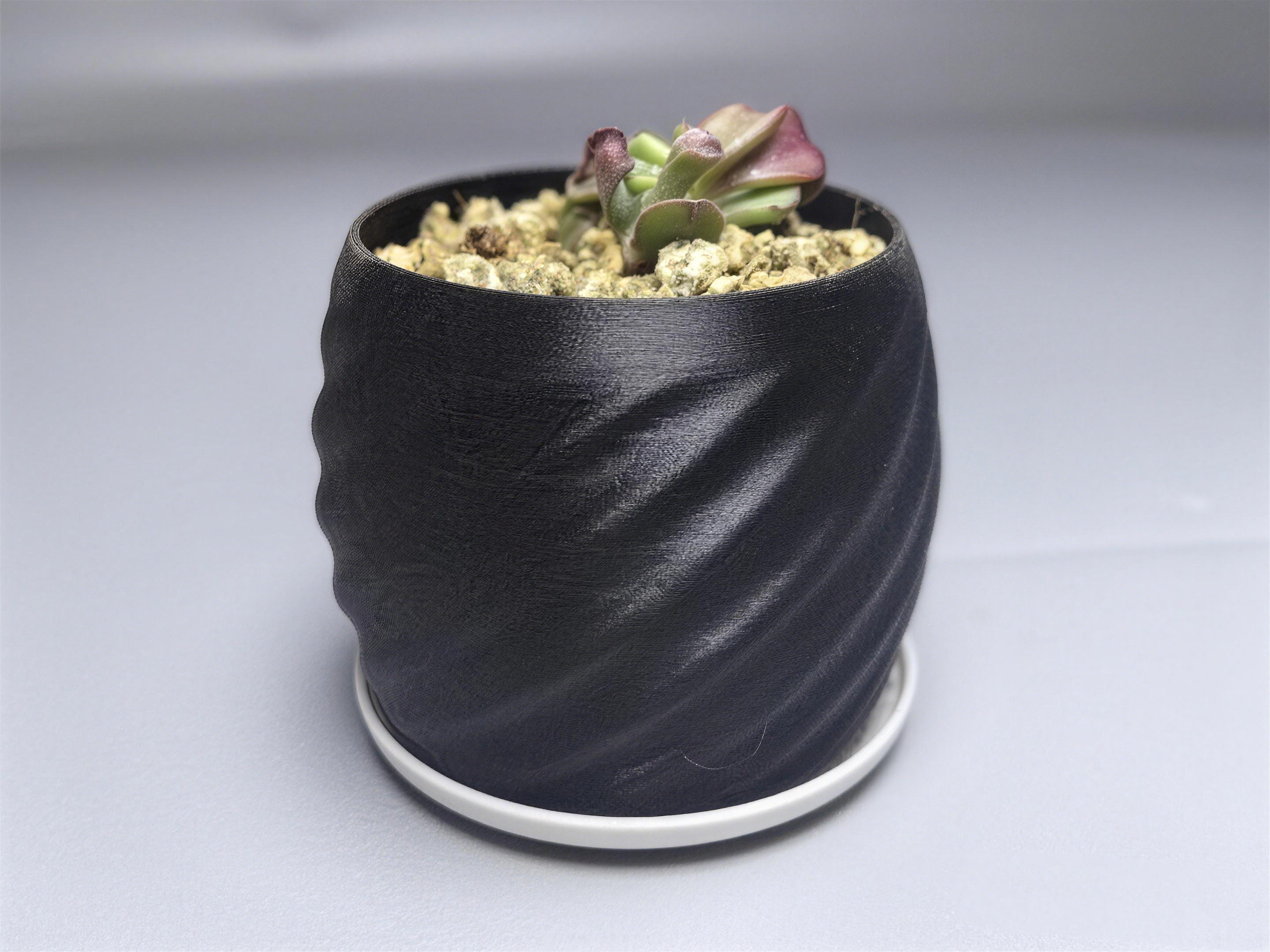 Miniatura 6 do modelo 3D 简约现代花盆