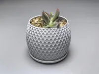 重甲花盆77X77X60 口径60