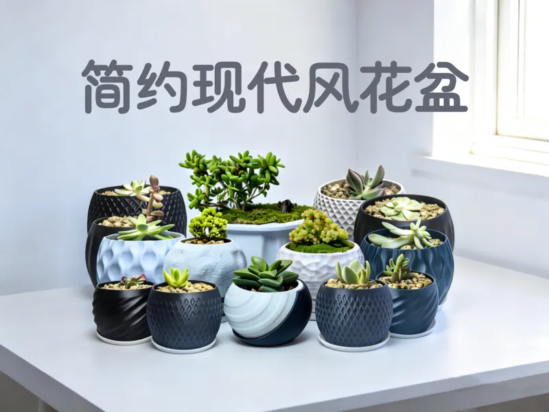 简约现代花盆
