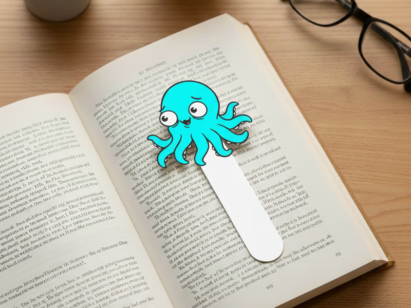 Flat Friend - Deep Sea Octopus Bookmark
