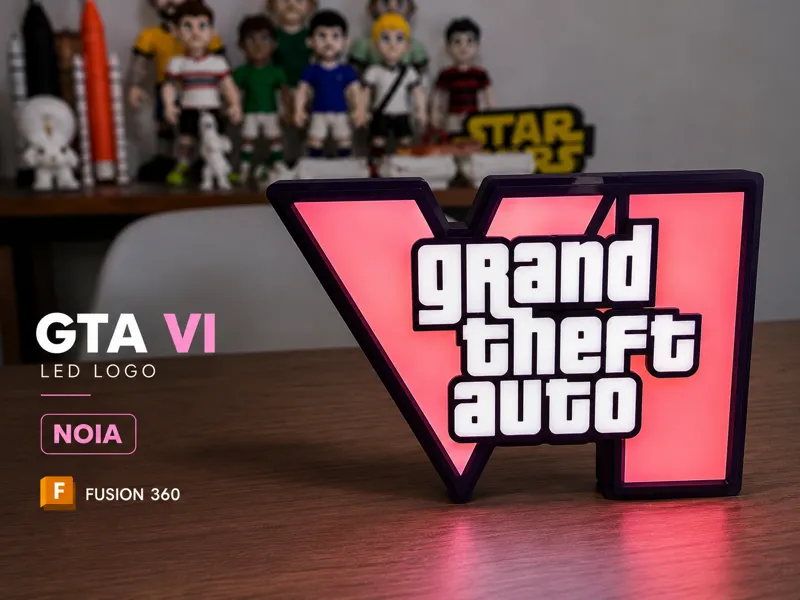 GTA VI LOGO LED / NO IA