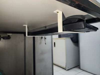 Simple keyboard and mouse holder under the desk