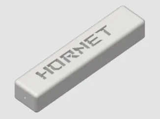 Porte clef Honda Hornet, 60mm x 12.5mm x 10mm