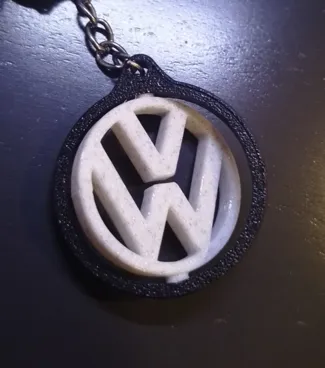 VW rotating keychain