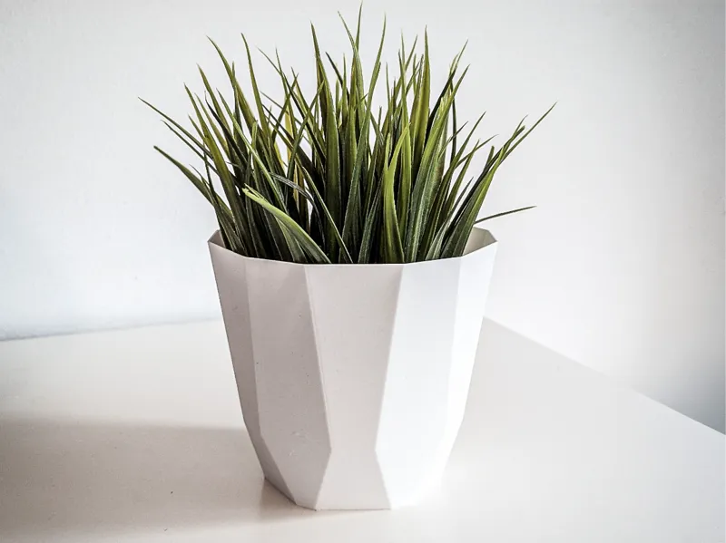Irregular Dodecagon Planter Cover-Geometric Design
