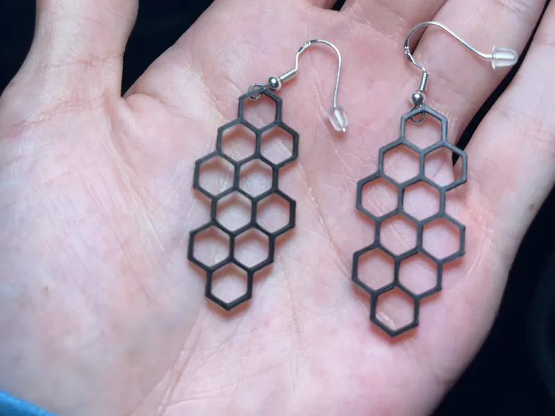 Honeycomb Earrings