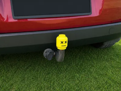 Tow Bar Dead Head with Anti-Theft Hole No AMS