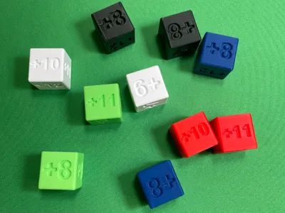 TCG and Game Counter +7 to +12 Dice