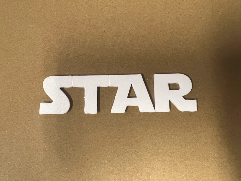 STAR JEDI font letters star wars