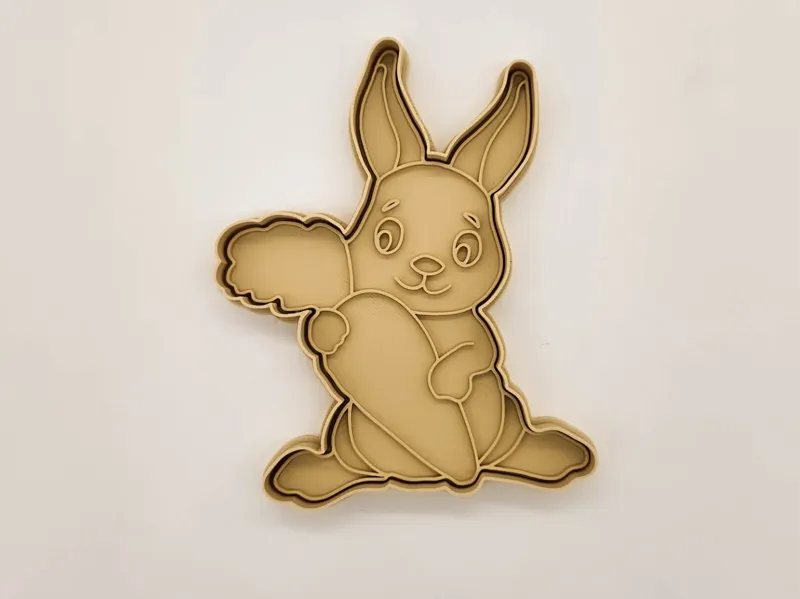 Cake cookie cutter - Bunny with carrot