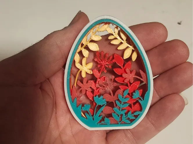 Mini Easter Egg Layered Decor