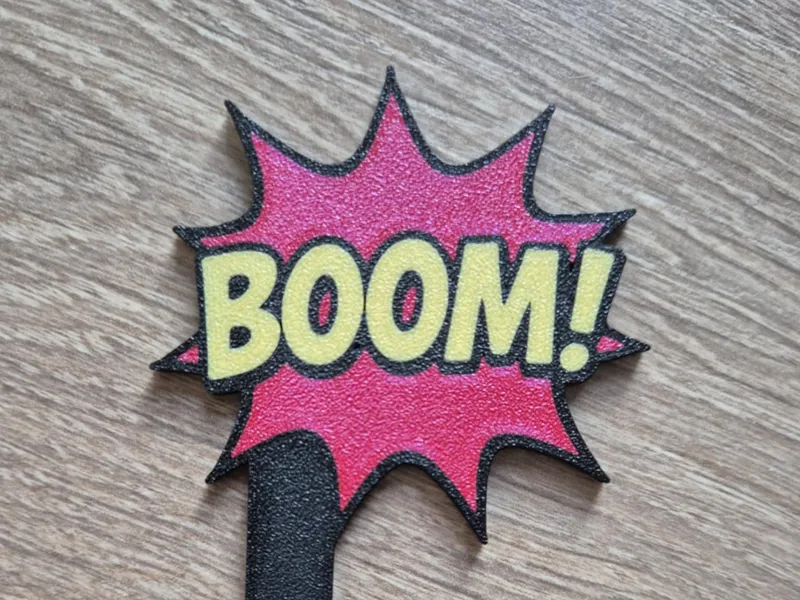Comic bookmark BOOM!