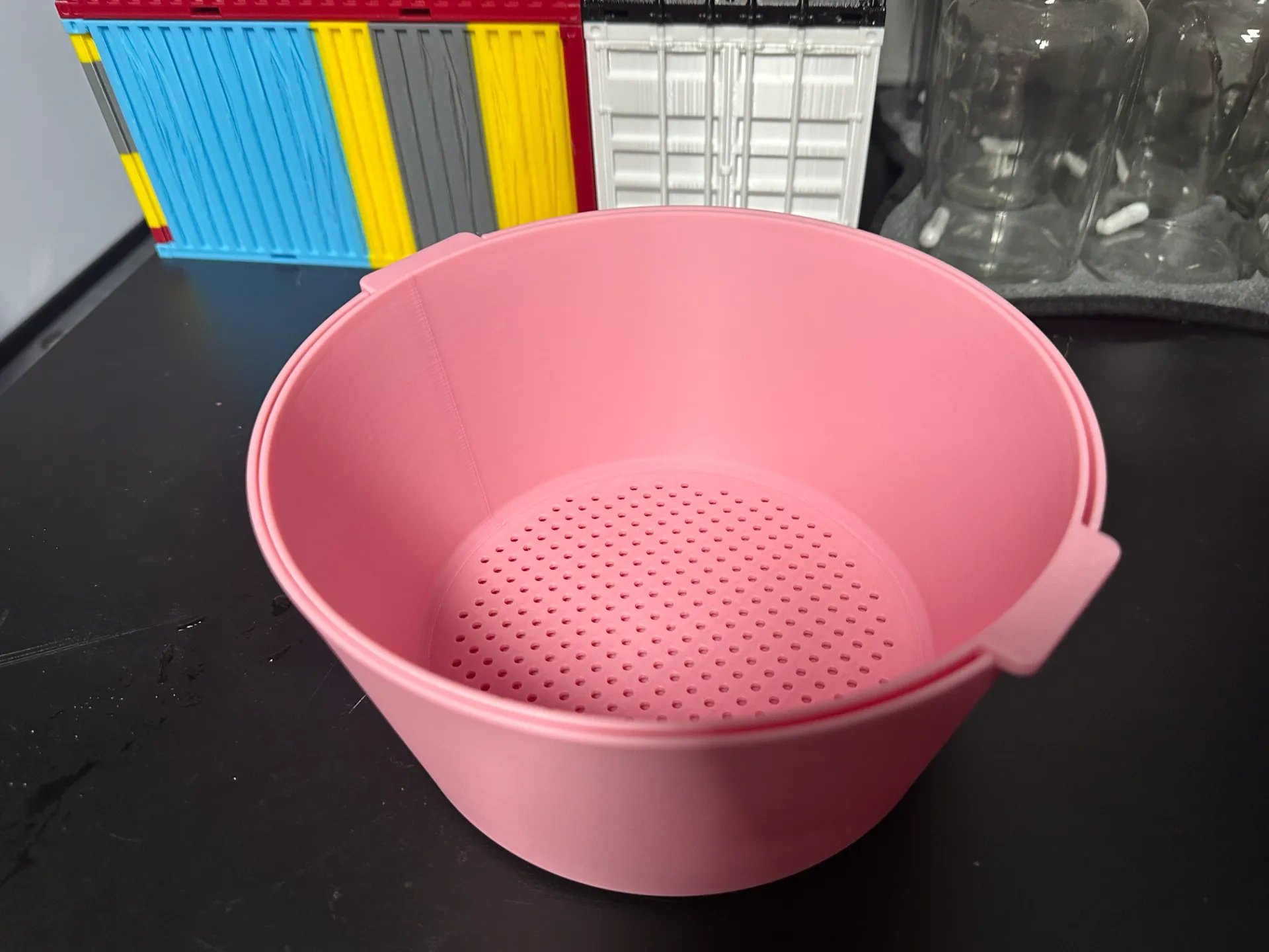 Miniatura 2 do modelo 3D 洗菜洗水果沥水篮
