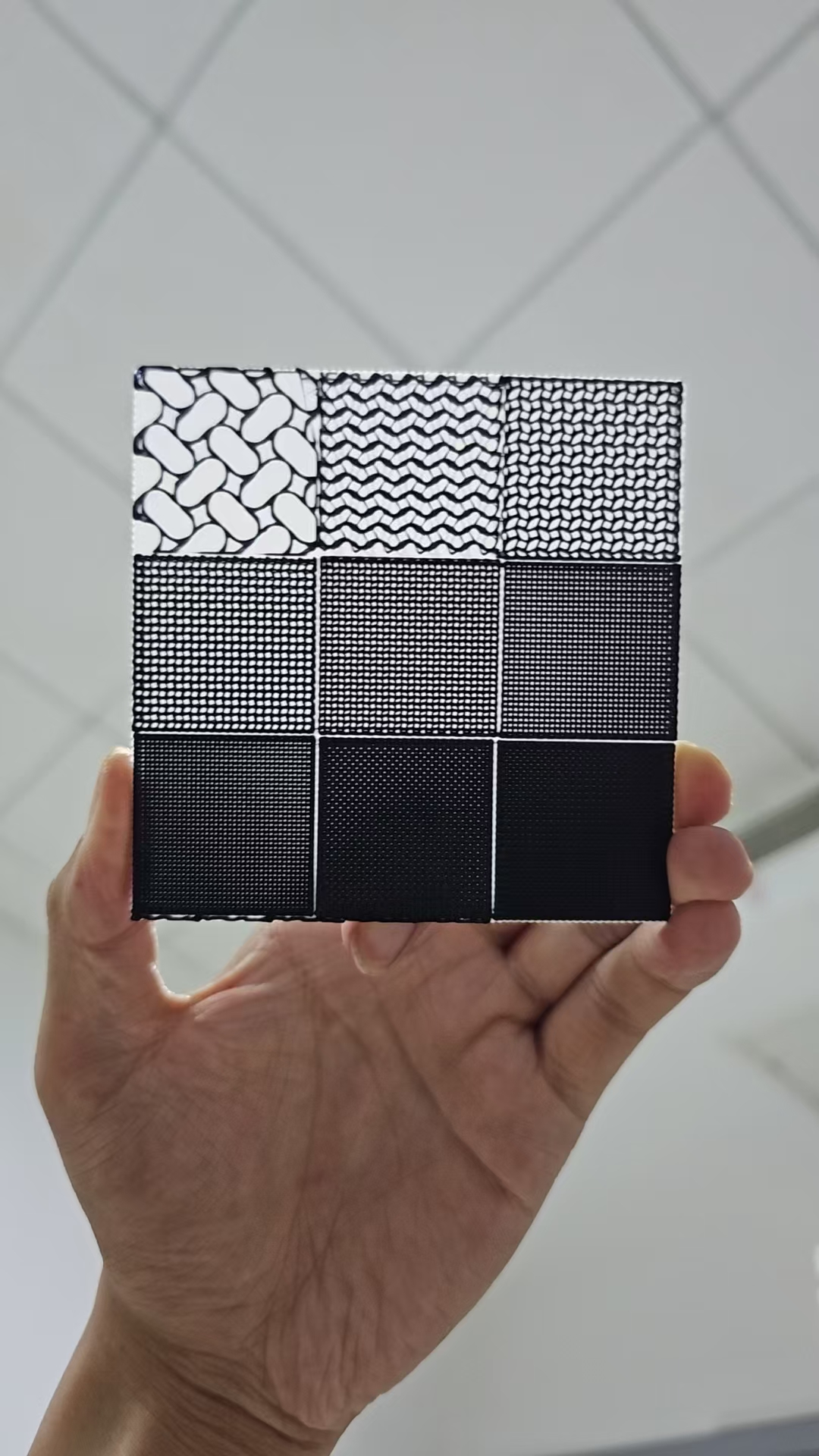 Miniatura 3 do modelo 3D 填充图案密度展示板，填充强度展示，填充展示