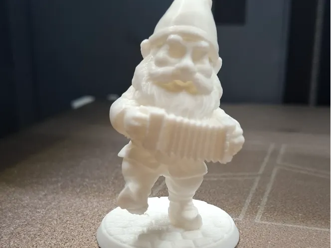 Musician Gnome with Accordion - Dancing Figurine