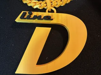 Football D Line Emblem